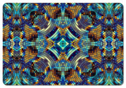 Podkładka prostokątna na stół 29×42 cm, wzór Barcelona – ekologiczny filc, pranie 40 °C, Bertoni