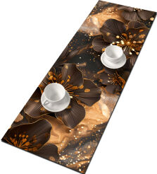 Bieżnik na stół Pearl Flower 115x40 cm – ekologiczny filc, ochrona stołu, dekoracyjny wzór, Bertoni