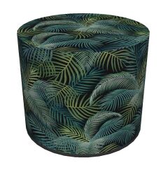 Pufa Codura Wodoodporna do Domu i Ogrodu – wzór Mallorca, Elegancka, Wygodna, Stabilna, Zamek Błyskawiczny, 40 cm, Bertoni