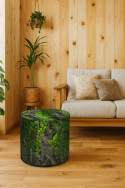 Pufa Codura Wodoodporna do Domu i Ogrodu – wzór Creeper, Elegancka, Wygodna, Stabilna, Zamek Błyskawiczny, 40 cm, Bertoni - 11