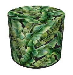 Pufa Codura Wodoodporna do Domu i Ogrodu – wzór Ibiza Night, Elegancka, Wygodna, Stabilna, Zamek Błyskawiczny, 40 cm, Bertoni