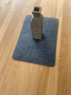 Podkładka filcowa na stół Prostokąt 42x29 cm – szara, dekoracyjna, odporna na ciepło, Bertoni - 2