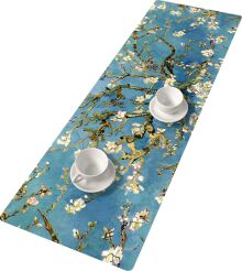 Bieżnik na stół Almond 95×33 cm – ekologiczny filc, ochrona stołu, dekoracyjny wzór, Bertoni