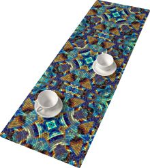 Bieżnik na stół Barcelona 95×33 cm – ekologiczny filc, ochrona stołu, dekoracyjny wzór, Bertoni