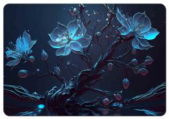 Podkładka na biurko 50×70 cm, wzór Jena – ekologiczny filc, nadruk HD, ochrona blatu, do biura i pokoju – Bertoni