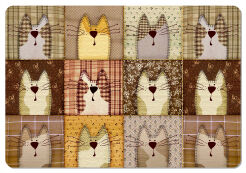 Podkładka prostokątna na stół 29×42 cm, wzór Pexeso Beige – ekologiczny filc, pranie 40 °C, Bertoni