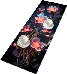 Bieżnik na stół Aurora 115x40 cm – ekologiczny filc, ochrona stołu, dekoracyjny wzór, Bertoni