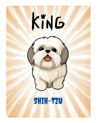 TABLICZKA KING SHIH-TZU - 20x28 cm