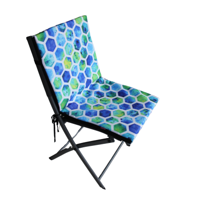 Poduszka wodoodporna na krzesło z oparciem TIP 85x40 cm Tile
