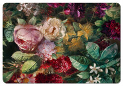 Podkładka prostokątna na stół 29×42 cm, wzór Bukiet – ekologiczny filc, pranie 40 °C, Bertoni