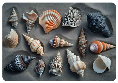 Podkładka na biurko Shells  50x70 cm