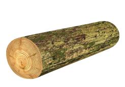 Poduszka Wałek - Omszony Ø16x55 cm
