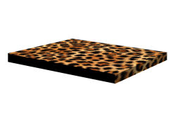 Legowisko materac dla psa XXL 110×80×5 cm – pianka, wodoodporny pokrowiec, nadruk „Panterka”, Bertoni