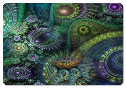 Podkładka prostokątna na stół 29×42 cm, wzór Nirvana – ekologiczny filc, pranie 40 °C, Bertoni