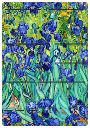 Organizer antracyt IRISES 45x65 cm