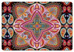 Podkładka prostokątna na stół 29×42 cm, wzór Polka – ekologiczny filc, pranie 40 °C, Bertoni