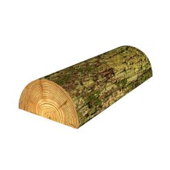 Poduszka półwałek Omszony 10x40 cm – ergonomiczna, z pianką memory, pod plecy, kark i szyję, dekoracyjna – Bertoni