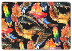 Podkładka prostokątna na stół 29×42 cm, wzór Plume – ekologiczny filc, pranie 40 °C, Bertoni