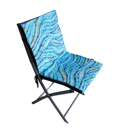 Poduszka wodoodporna na krzesło z oparciem TIP 85x40 cm Mosaic
