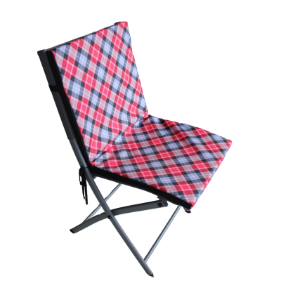 Poduszka wodoodporna na krzesło z oparciem TIP 85x40 cm Tartan