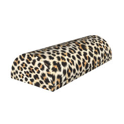 Poduszka półwałek Panterka Jasna 10x40 cm – ergonomiczna, z pianką memory, pod plecy, kark i szyję, dekoracyjna – Bertoni