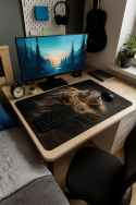 Podkładka na biurko 50×70 cm, wzór MacLeo – ekologiczny filc, nadruk HD, ochrona blatu, do biura i pokoju – Bertoni - 2