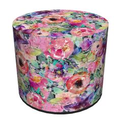 Pufa Codura Wodoodporna do Domu i Ogrodu – wzór Flora, Elegancka, Wygodna, Stabilna, Zamek Błyskawiczny, 40 cm, Bertoni