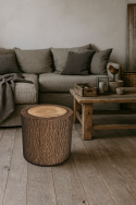 Pufa Codura Wodoodporna do Domu i Ogrodu – wzór Robina, Elegancka, Wygodna, Stabilna, Zamek Błyskawiczny, 40 cm, Bertoni - 9