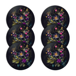 Zestaw podkładek na stół okrągłych 6D - MAURA