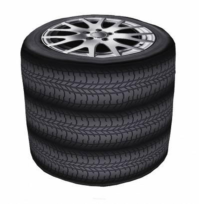 Pufa Walec GR Tyres 40x40 cm