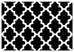 Podkładka prostokątna na stół 29×42 cm, wzór Maroco Night – ekologiczny filc, pranie 40 °C, Bertoni