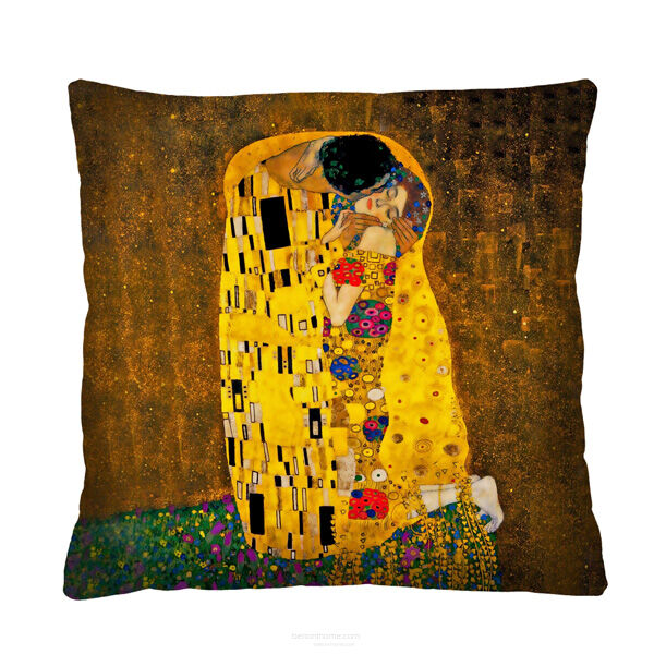 Poduszka - KLIMT POCAŁUNEK - 40x40 cm