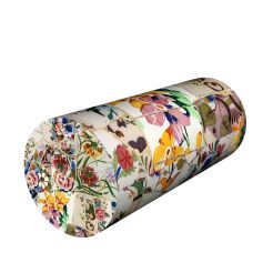 Poduszka rehabilitacyjna wałek Alicante Ø15x40 cm – welur, pianka memory foam, do podparcia karku i pleców, Bertoni