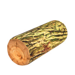 Poduszka rehabilitacyjna wałek Omszony Ø15x40 cm – welur, pianka memory foam, do podparcia karku i pleców, Bertoni