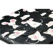 Poduszka dla kota na parapet 70x30 cm, Myszki – wodoodporna, wygodna i stabilna z 2 samoprzylepnymi paskami - 4