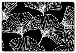 Podkładka prostokątna na stół 29×42 cm, wzór Ginkgo – ekologiczny filc, pranie 40 °C, Bertoni