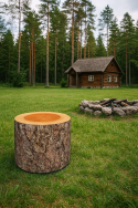Pufa Codura Wodoodporna do Domu i Ogrodu – wzór Sosna, Elegancka, Wygodna, Stabilna, Zamek Błyskawiczny, 40 cm, Bertoni - 7