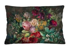 Poduszka dekoracyjna Elegance Print Bukiet 40×60 cm – Welurowa, Dwustronny Nadruk, Zamek, Antyalergiczny Wkład, Produkt Premium